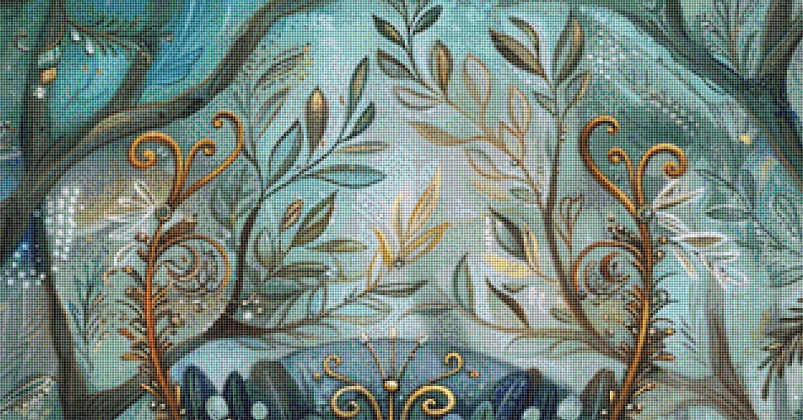 Crowned Owl (Max Colors) cross stitch pattern by PassyArt