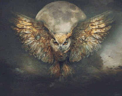 Fly by Night cross stitch pattern by Tammy L. Gross