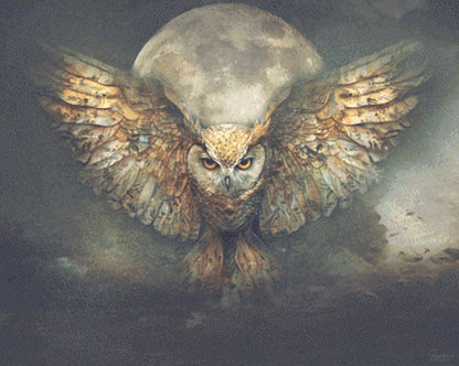 Fly by Night cross stitch pattern by Tammy L. Gross