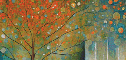 Girl Tree cross stitch pattern by Tammy L. Gross
