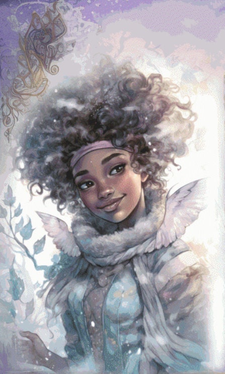 Winter Fairy 3 (Max Size) cross stitch pattern by LianaScrap