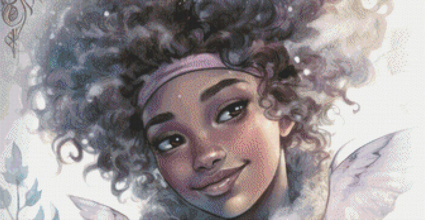 Winter Fairy 3 (Max Size) cross stitch pattern by LianaScrap