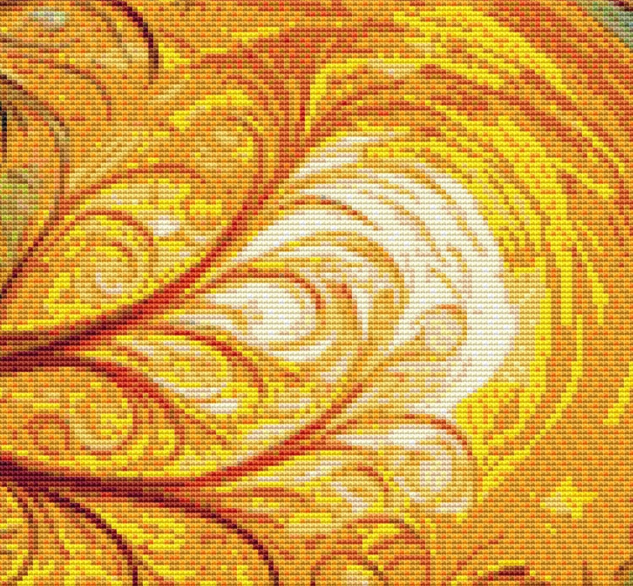 Van Gogh Style Tree of Life cross stitch pattern by PeacefulArtColors