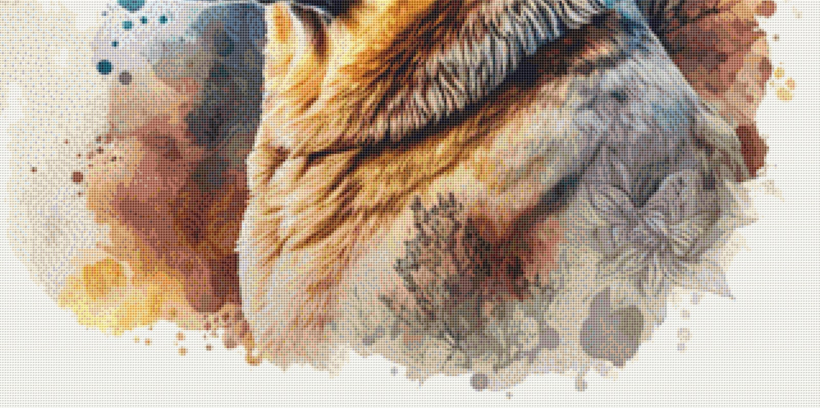 German Shepherd cross stitch pattern by Tabone Designs