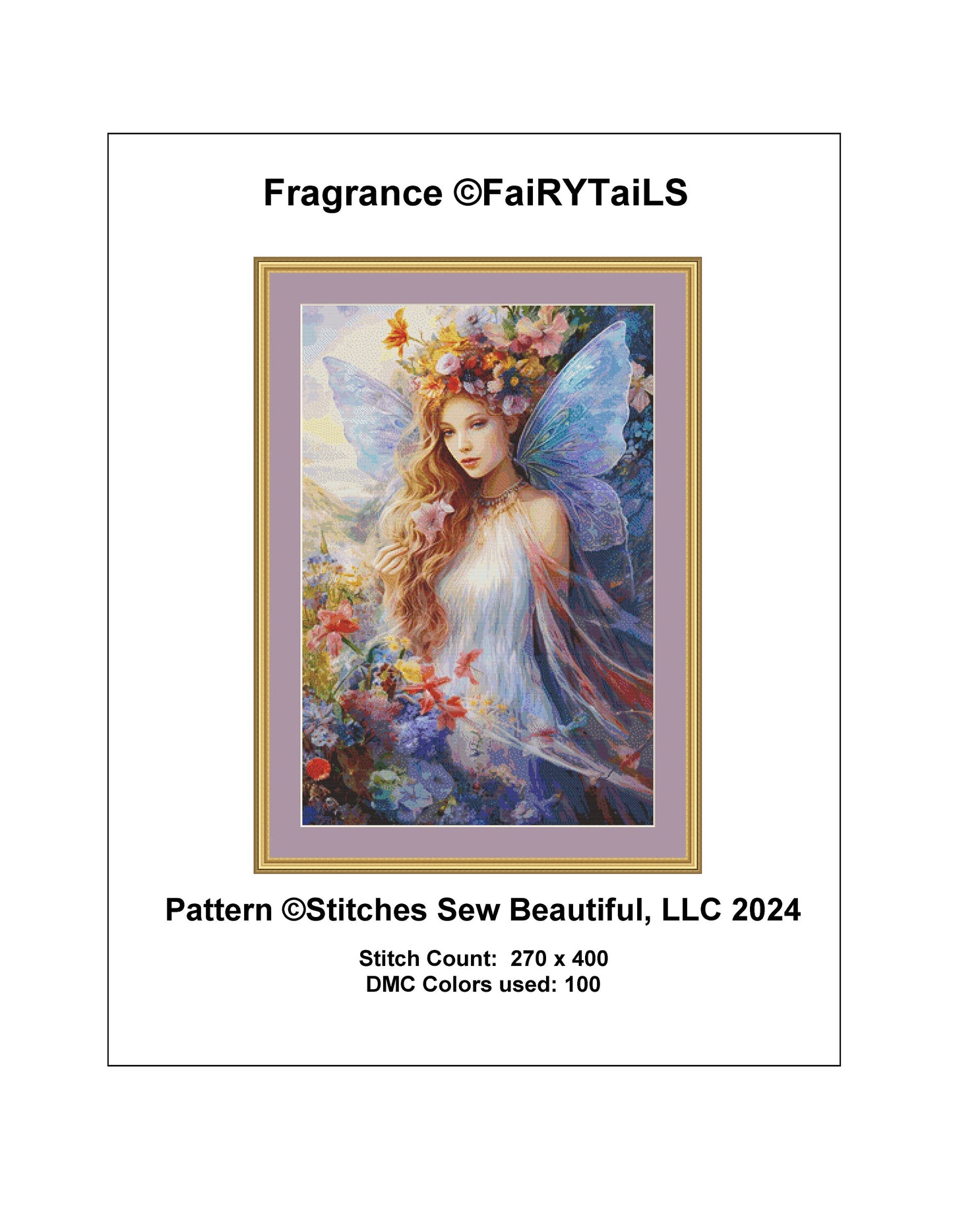 Fragrance cross stitch pattern by FaiRYTaiLS
