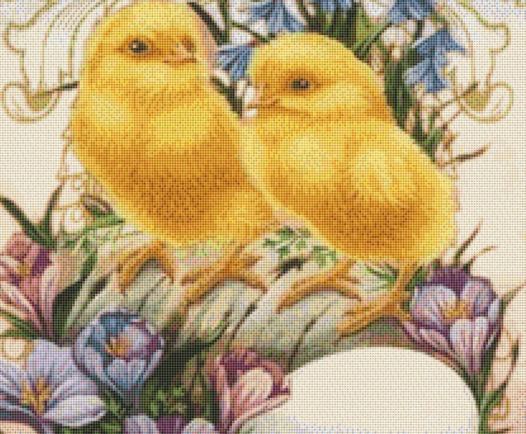 Baby Chicks cross stitch pattern by KayleyArts