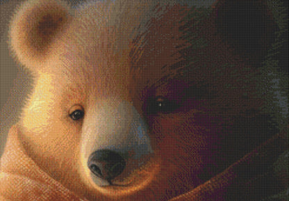 Comfy Bear with Coffe and Book (Max Size) cross stitch pattern by Serr.Kai A Quill & Ink