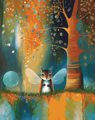 Fairy Winkle cross stitch pattern by Tammy L. Gross