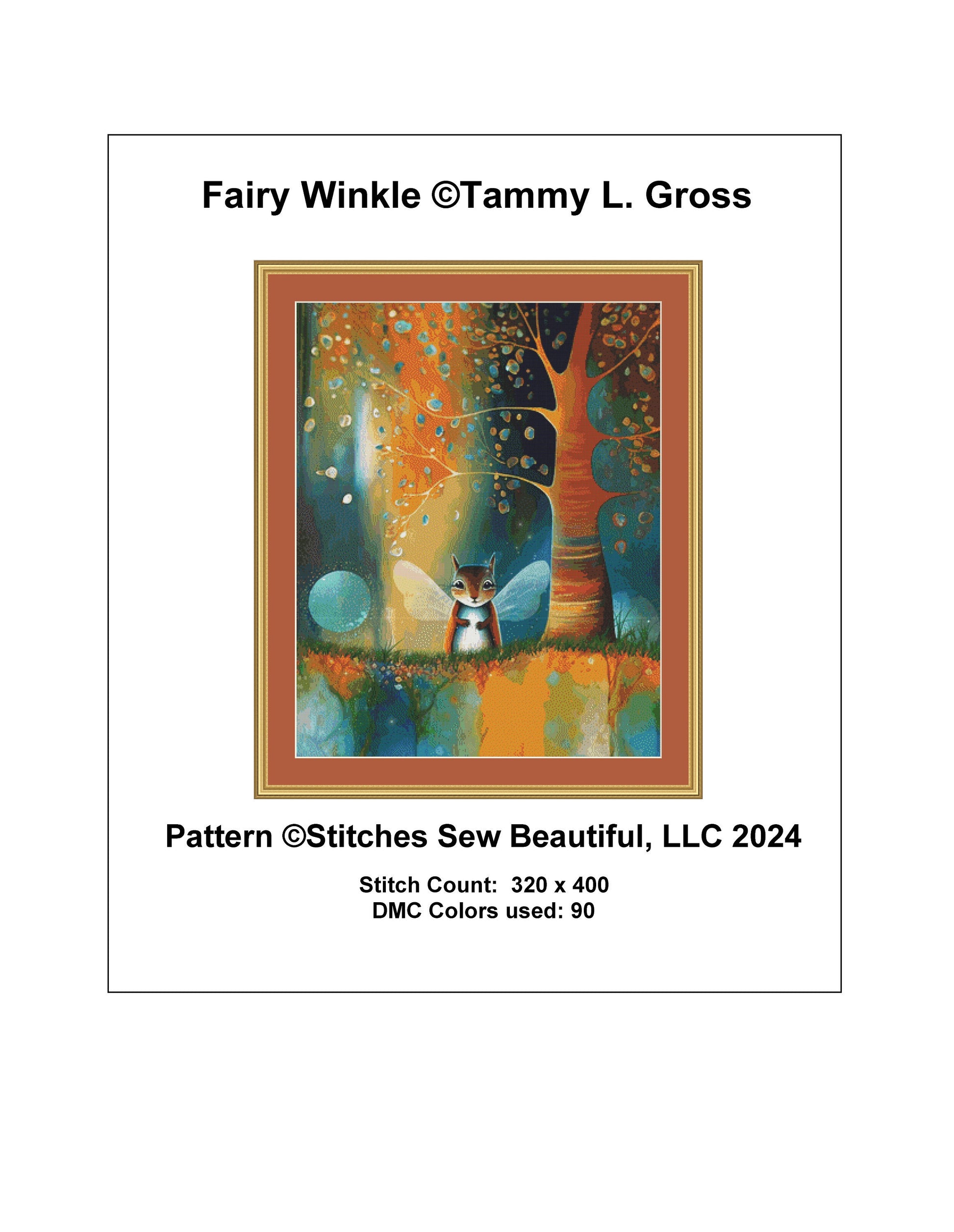 Fairy Winkle cross stitch pattern by Tammy L. Gross