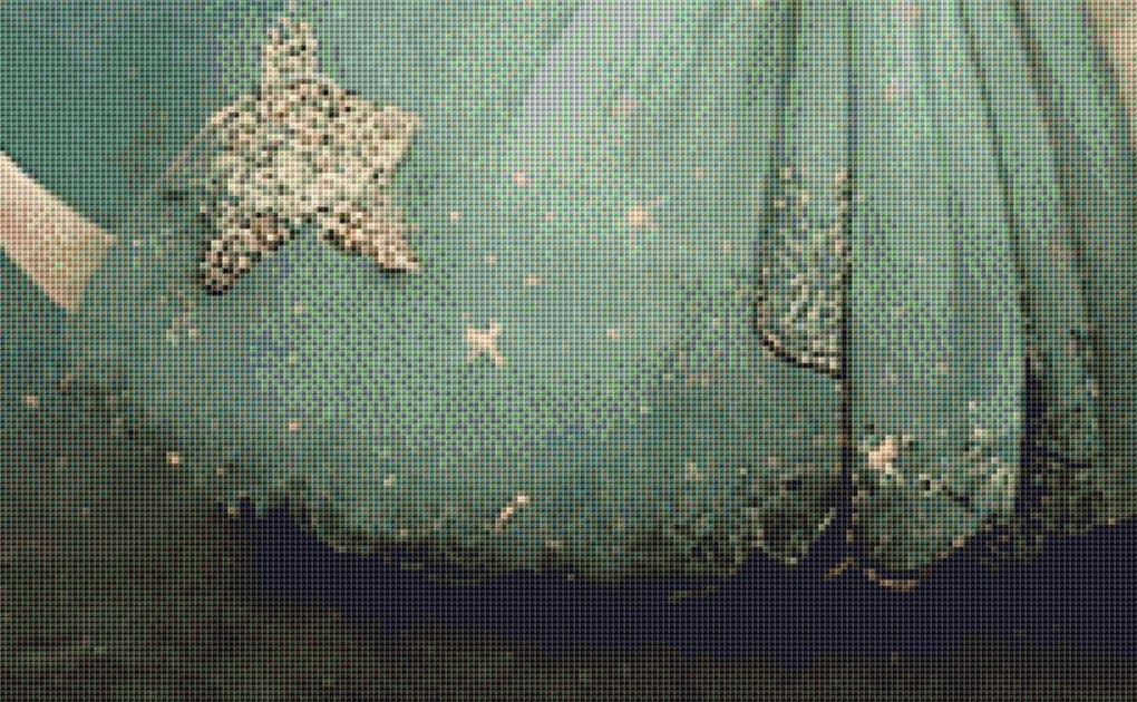 Girl Cat Moon cross stitch pattern by Tammy L. Gross