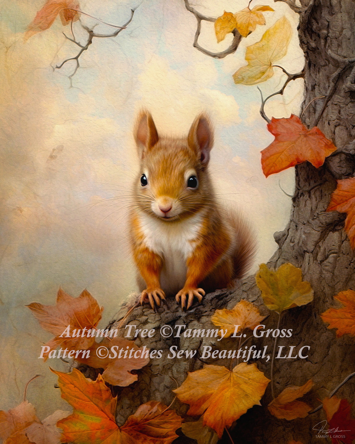 Autumn Tree (Small) cross stitch pattern by Tammy L. Gross