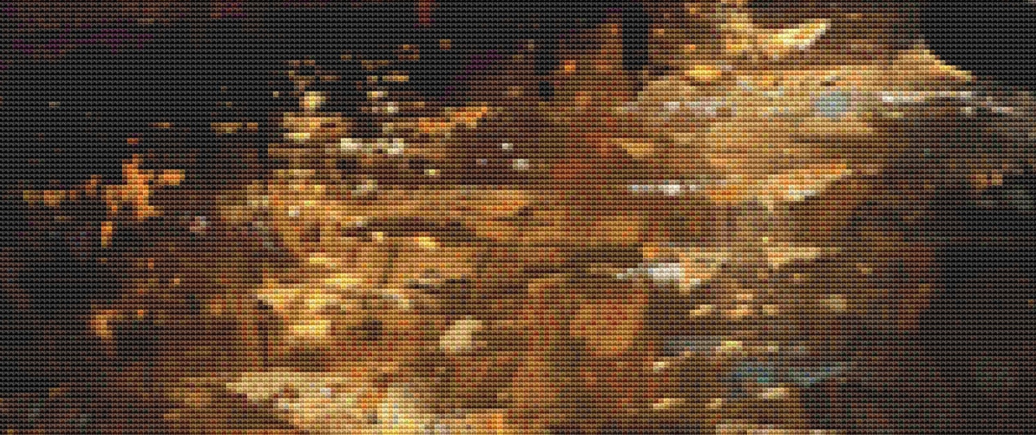 Evening Seranade on the Canals of Venice cross stitch pattern by The Art Revivalist