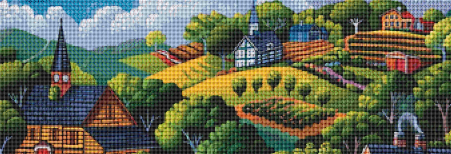 Pastoral Harmony cross stitch pattern by The Art Revivalist