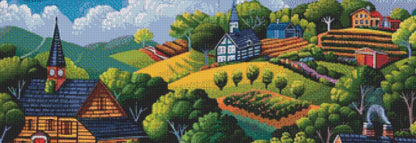 Pastoral Harmony cross stitch pattern by The Art Revivalist