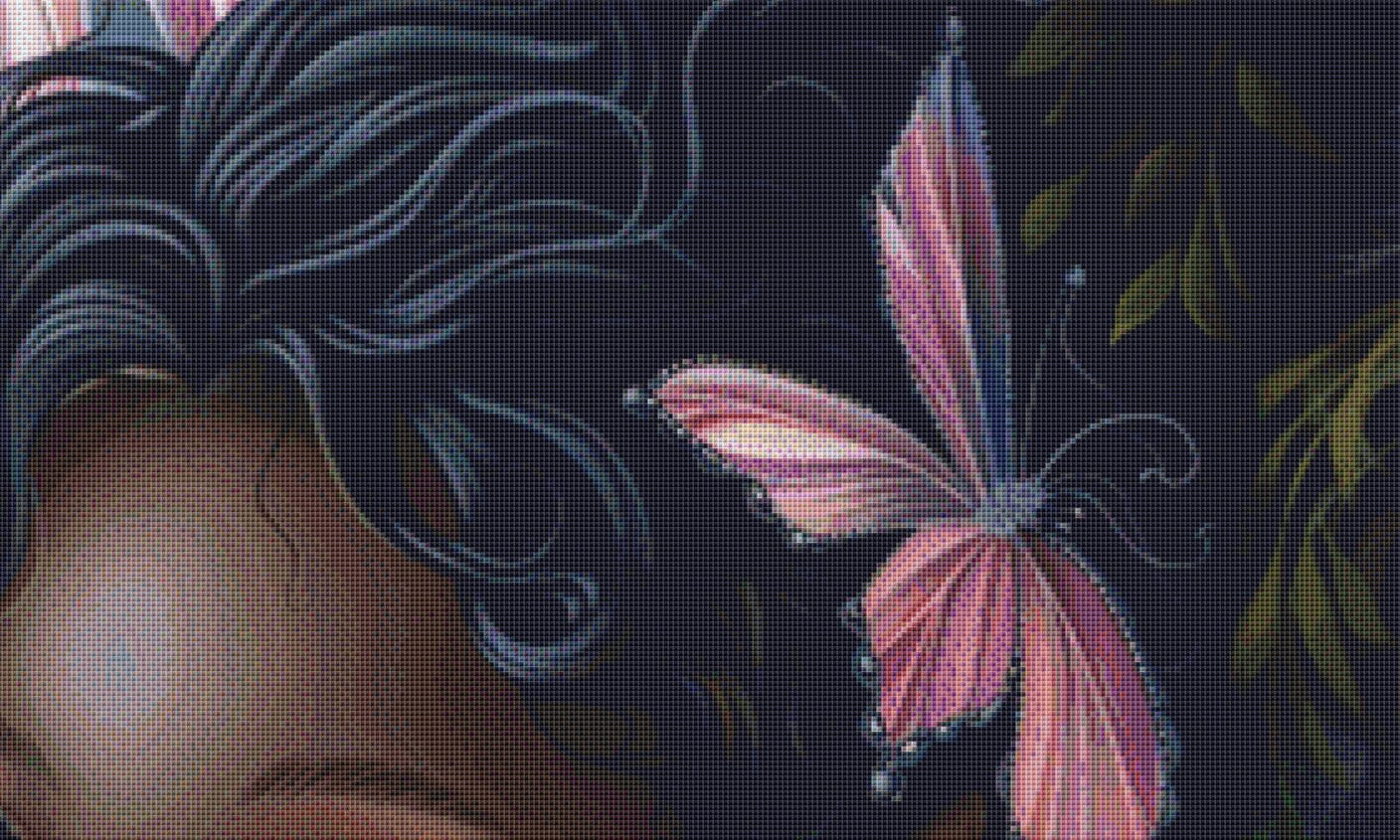 Radiant Flower Faerie cross stitch pattern by The Art Revivalist