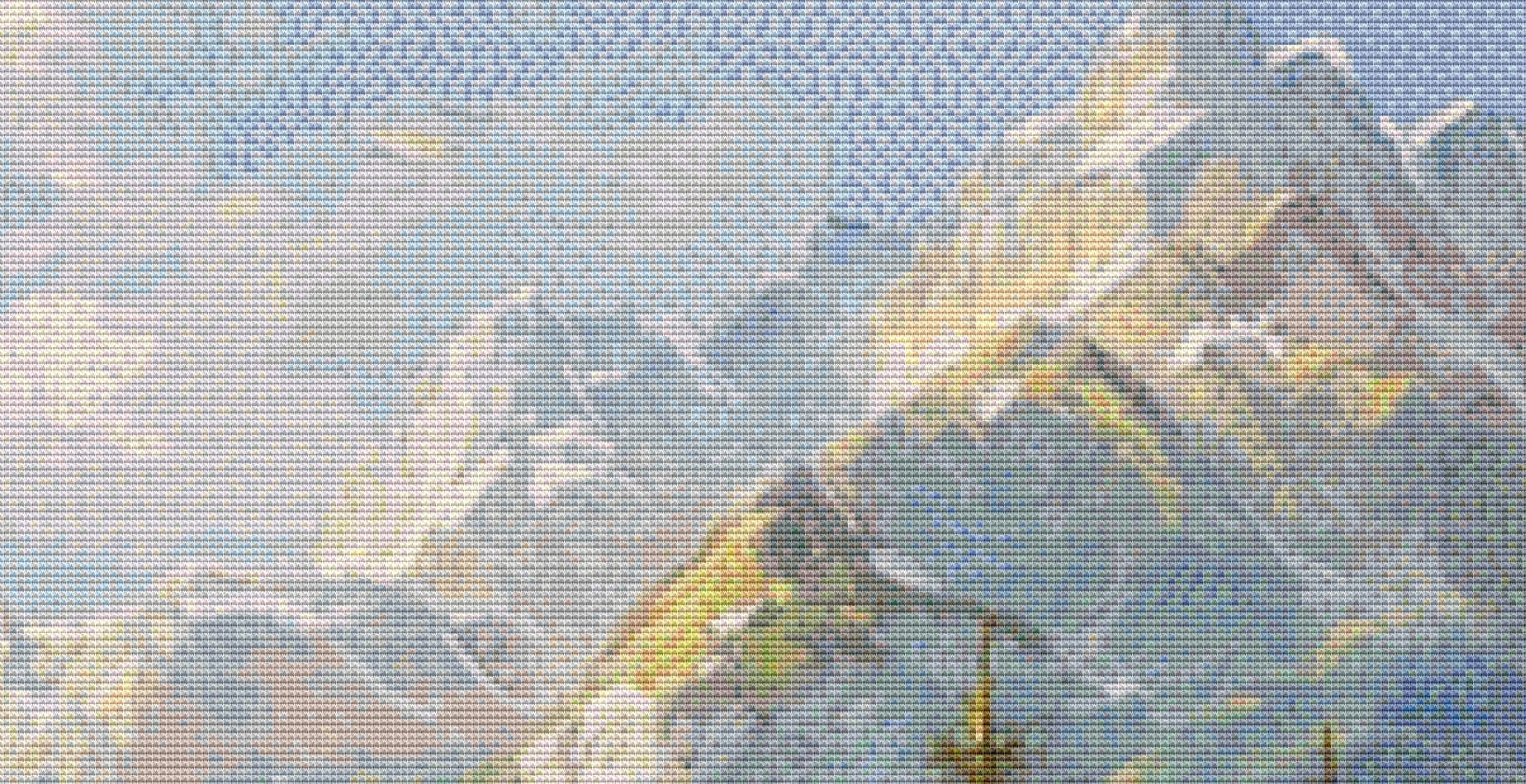 Romania's Enigma cross stitch pattern by The Art Revivalist
