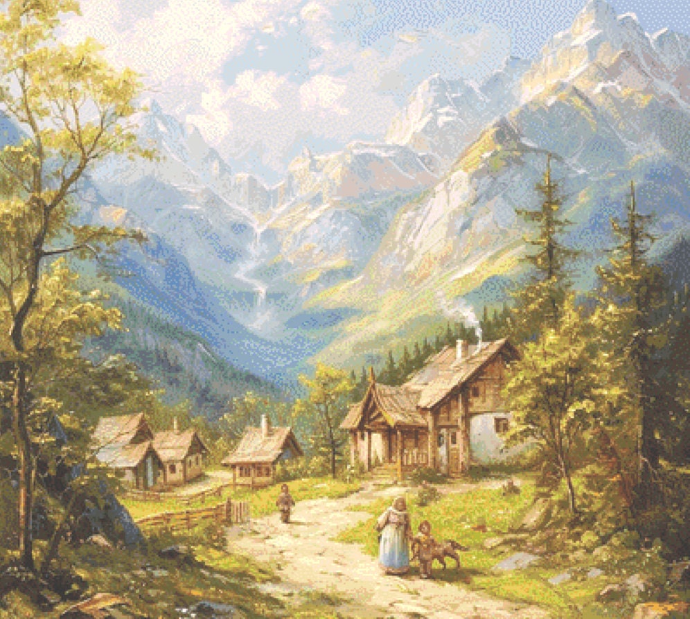 Romania's Enigma cross stitch pattern by The Art Revivalist