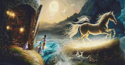 Fairytale Book ©Adobe Ext License (Max Size) cross stitch pattern by StitchesSewBeautiful