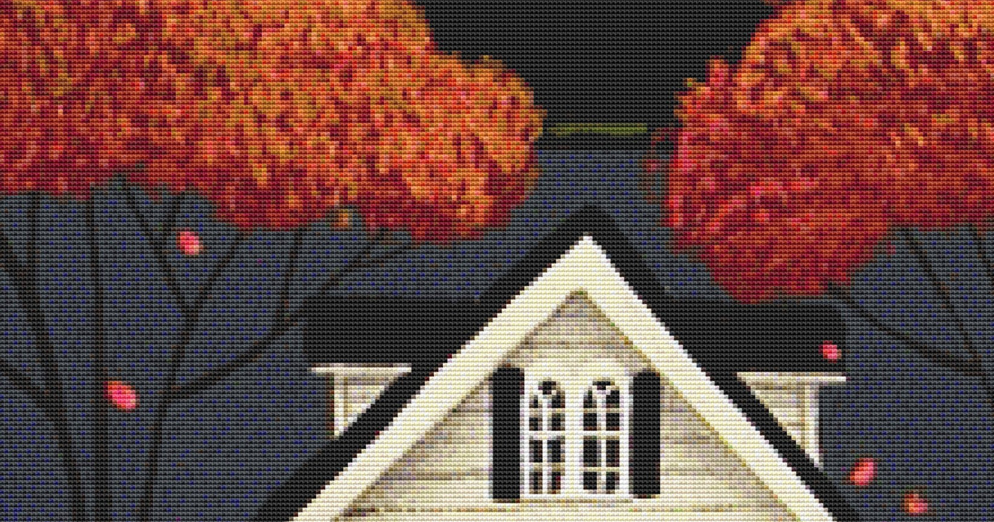 Peace Be to This House (Max Color) cross stitch pattern by Catherine Holman/Ansada Art Licensing Group, LLC