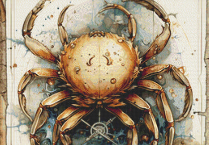 Zodiac - Cancer counted cross stitch pattern by Sharm Studio