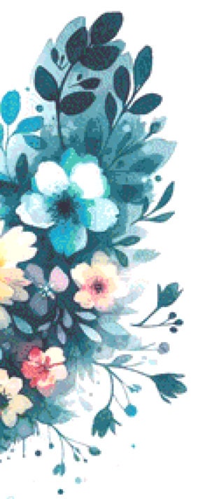 Flower Chicken cross stitch pattern by CraftyBeachOnYouTube