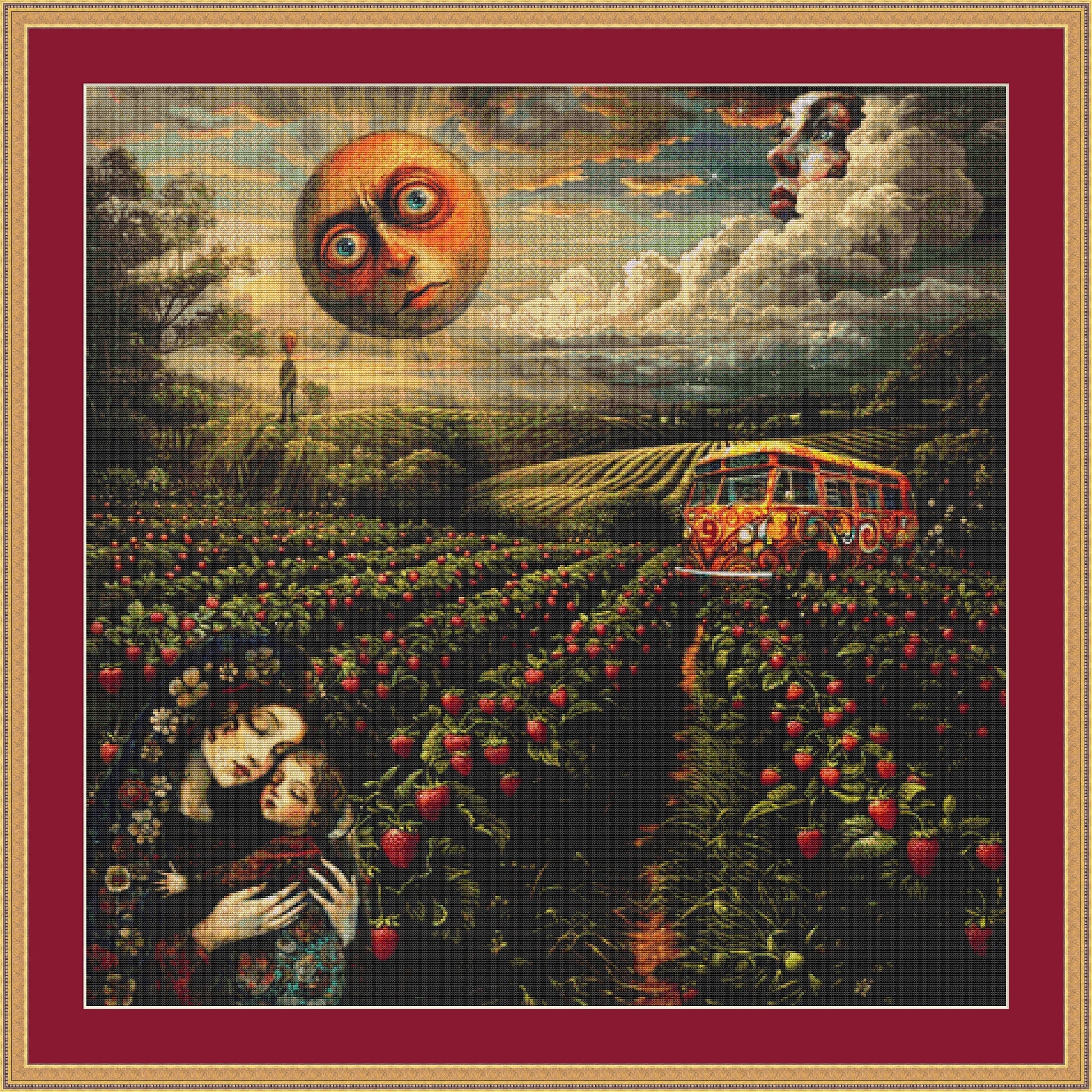 Beatles Collage cross stitch pattern by Tammy L. Gross