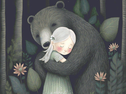 Bear Girl Otee (Max Size/Color) cross stitch pattern by Tammy L. Gross