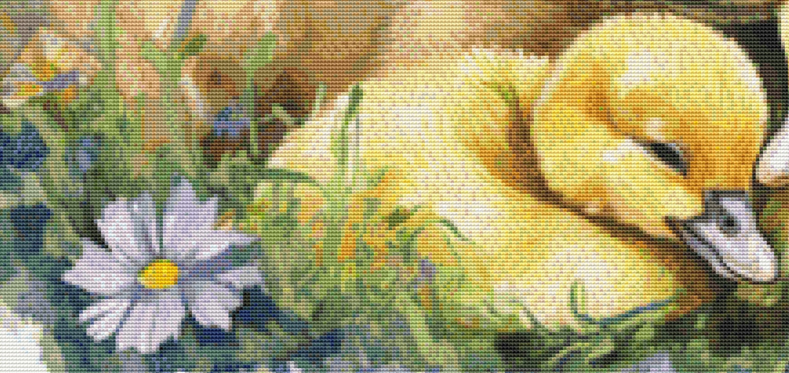 Napping with Friends cross stitch pattern by Stitches Sew Beautiful, LLC