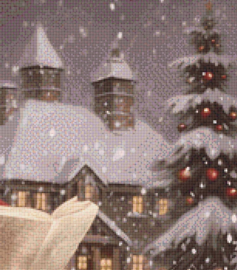 Checking it Twice cross stitch pattern by StitchTiny