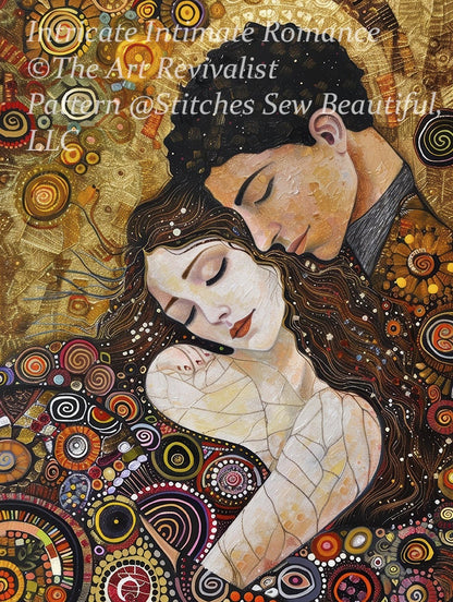 Intricate Intimate Romance cross stitch pattern by The Art Revivalist