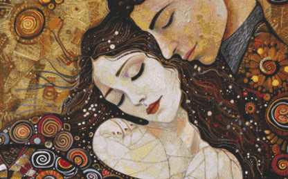 Intricate Intimate Romance cross stitch pattern by The Art Revivalist