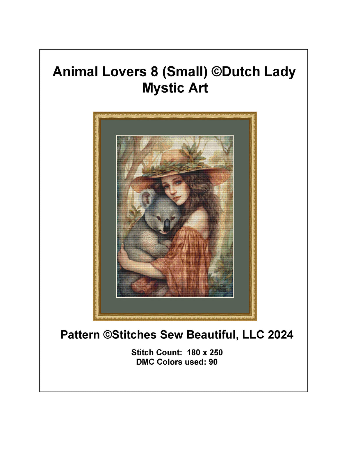 Animal Lovers 8 (Small) cross stitch pattern by DutchLadyMysticArt
