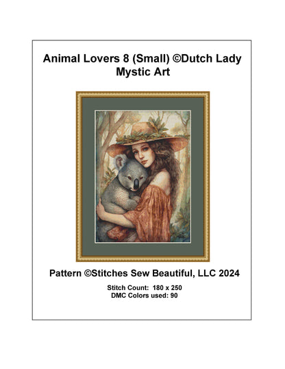 Animal Lovers 8 (Small) cross stitch pattern by DutchLadyMysticArt