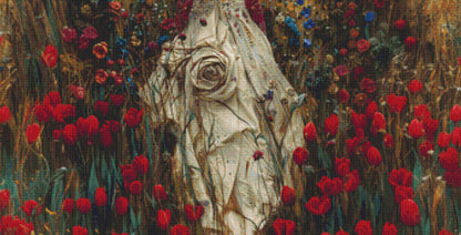 Bride in a Field of Flowers 1 cross stitch pattern by Eder Jose Rosa