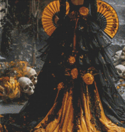 The Beauty in the Underworld cross stitch pattern by Eder Jose Rosa