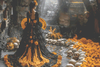 The Beauty in the Underworld cross stitch pattern by Eder Jose Rosa