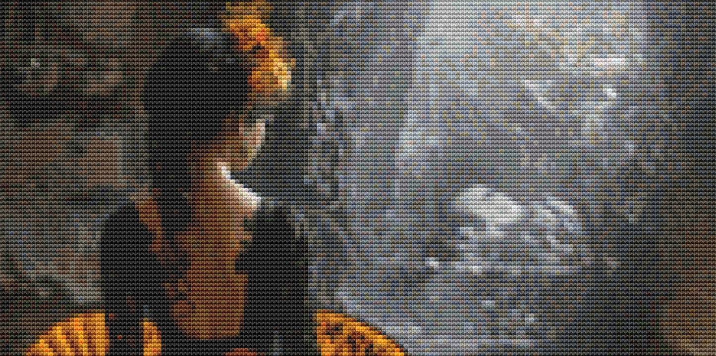 The Beauty in the Underworld cross stitch pattern by Eder Jose Rosa