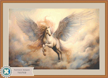 Pegasus cross stitch pattern by Tammy L. Gross
