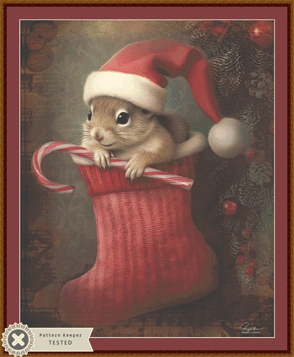 Christmas Stocking (Max Size/Color) cross stitch pattern by Tammy L. Gross