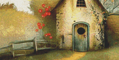 Fizzy House cross stitch pattern by Tammy L. Gross