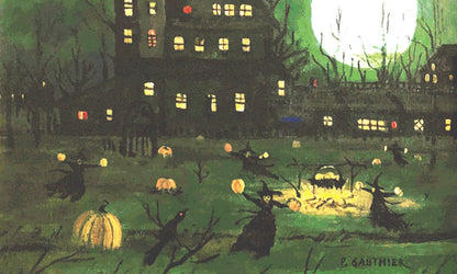 Boiling Pumpkins (Max Size/Color) cross stitch pattern