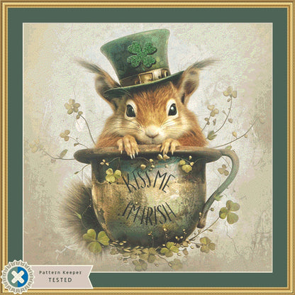 Kiss Me I'm Irish cross stitch pattern by Tammy L. Gross