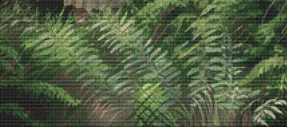 Bear and Girl cross stitch pattern by Tammy L. Gross