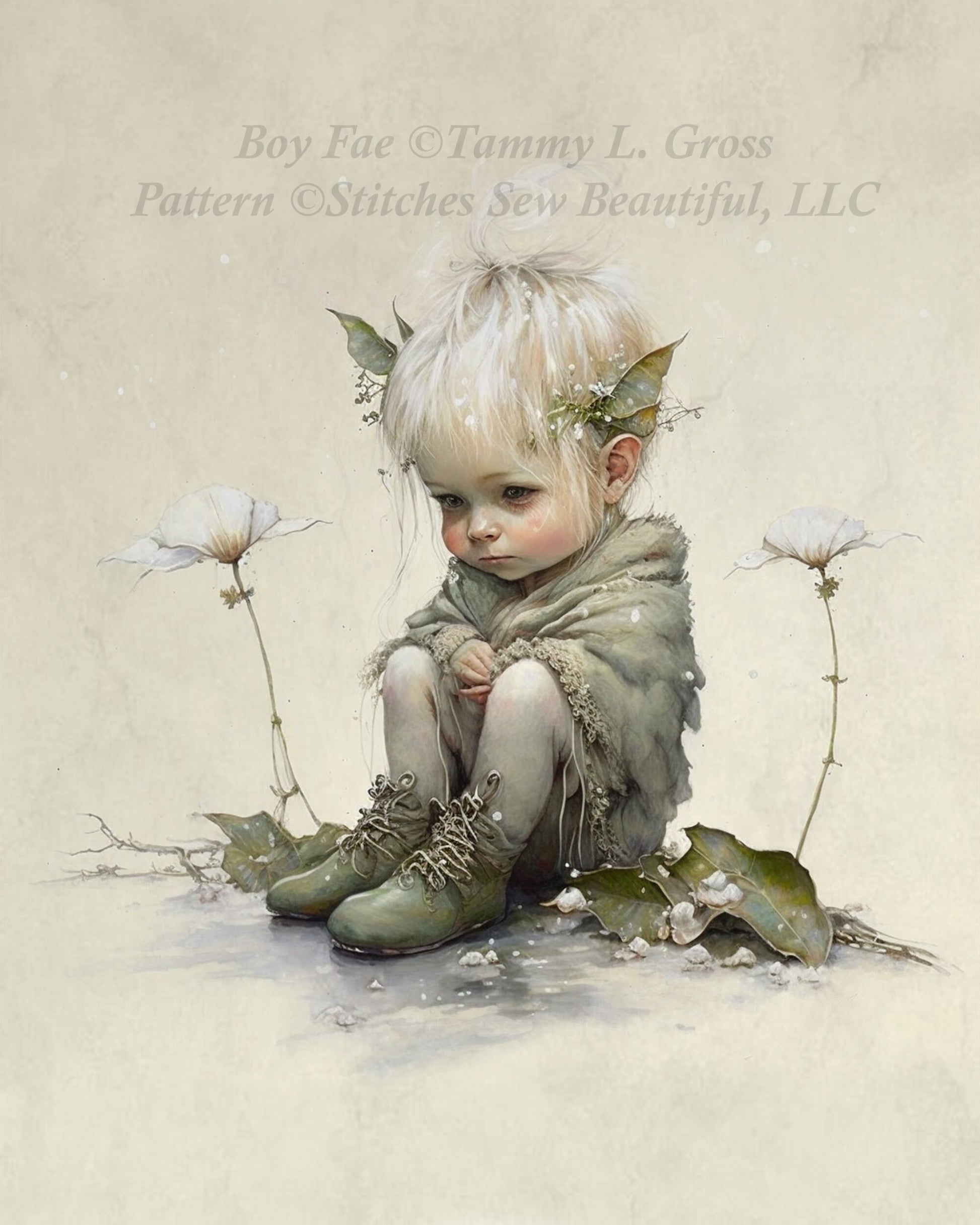 Boy Fae cross stitch pattern by Tammy L. Gross