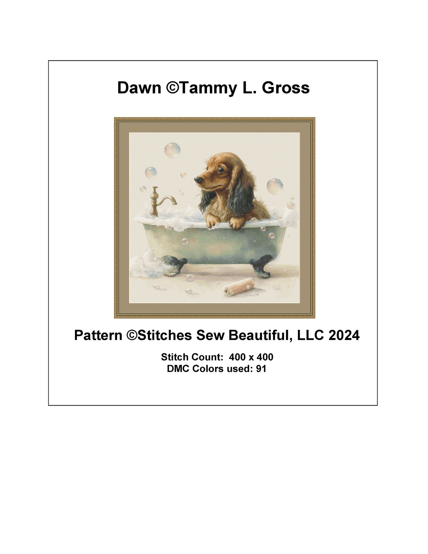 Dawn cross stitch pattern by Tammy L. Gross