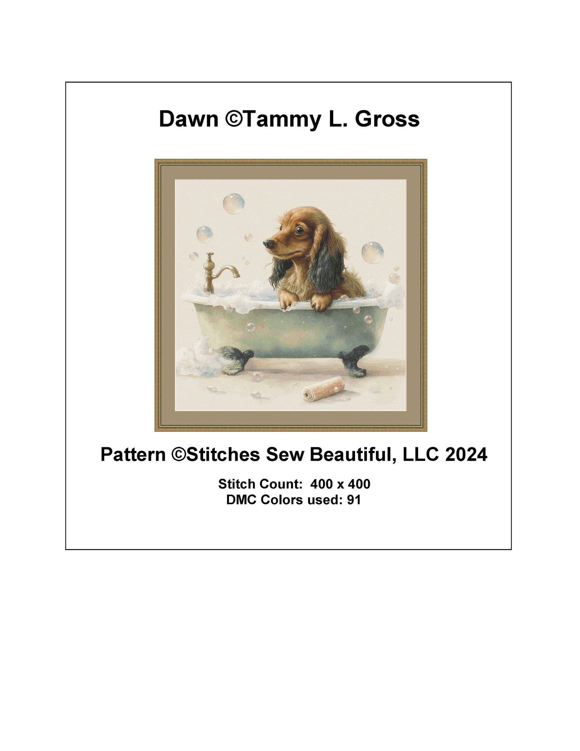 Dawn cross stitch pattern by Tammy L. Gross