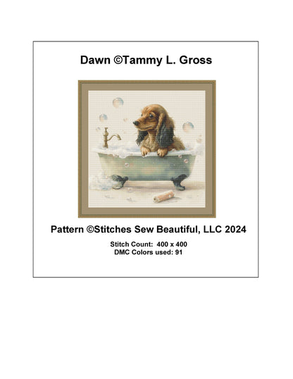 Dawn cross stitch pattern by Tammy L. Gross