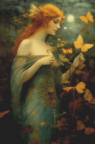 Mid Summer Dream cross stitch pattern by Tammy L. Gross