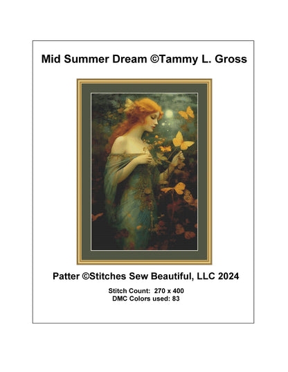 Mid Summer Dream cross stitch pattern by Tammy L. Gross