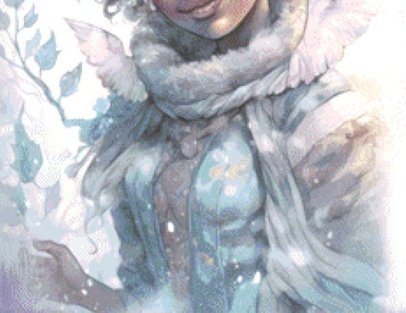 Winter Fairy 3 cross stitch pattern by LianaScarp